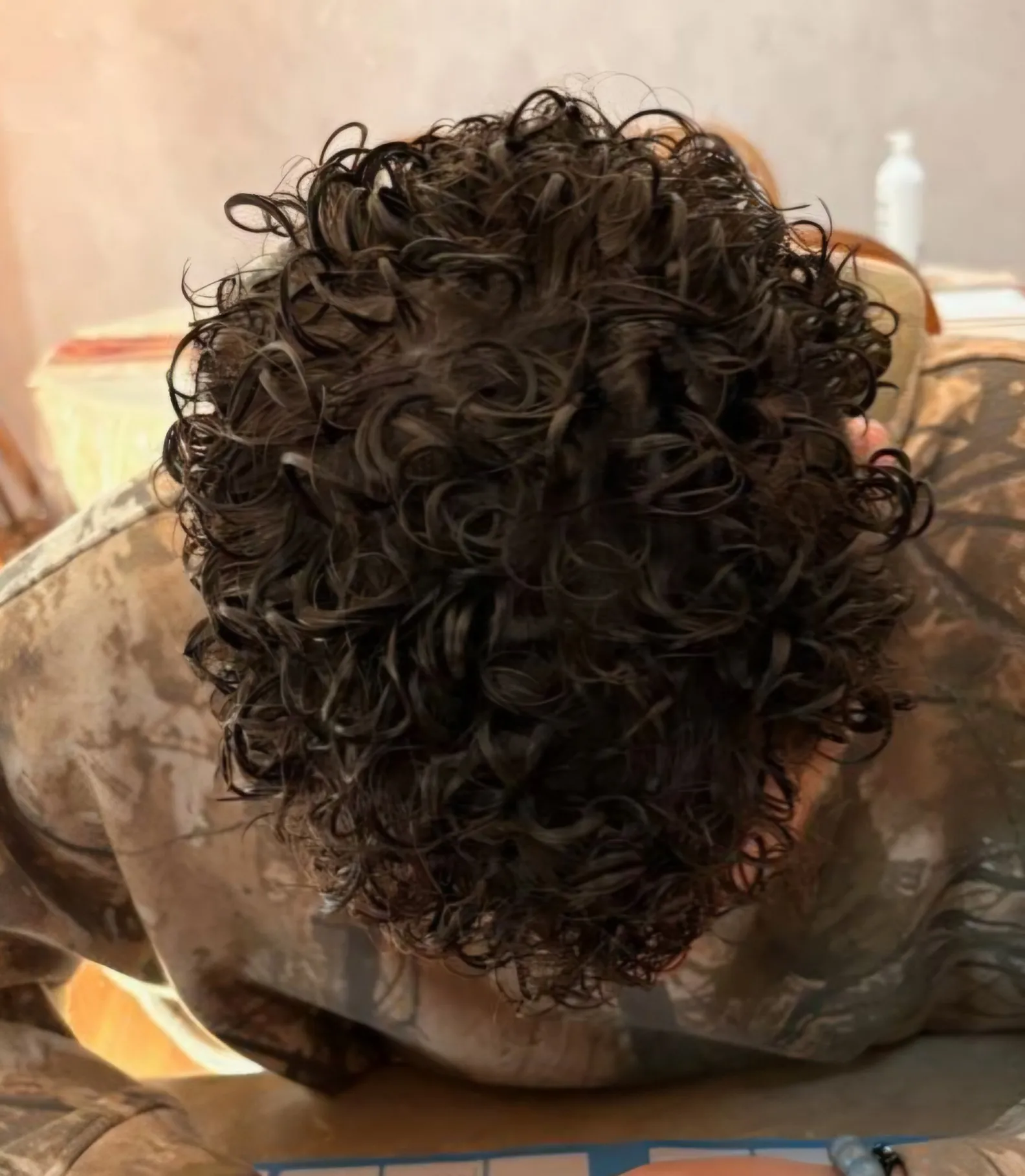 Natural-looking curl from a modern perm
